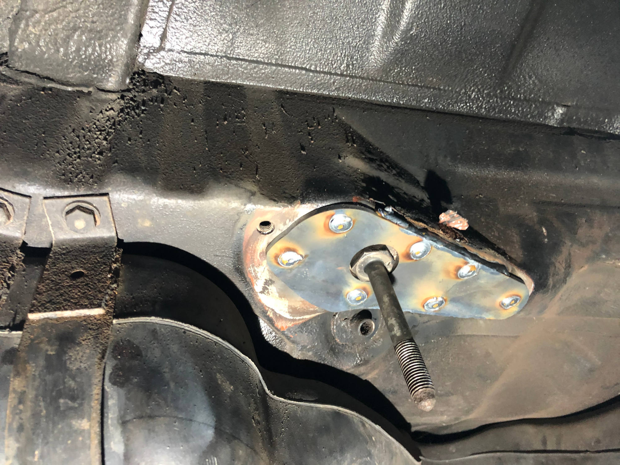Versteifung am Rennauto